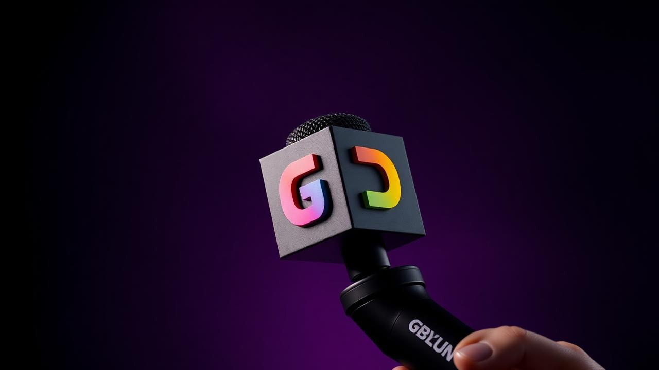 קוביית מיקרופון Mic Flag ממותגת עם הדפסת תלת מימד